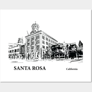 Santa Rosa - California Posters and Art